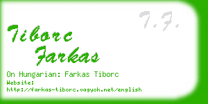 tiborc farkas business card